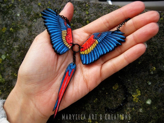 Macaw necklace clearance