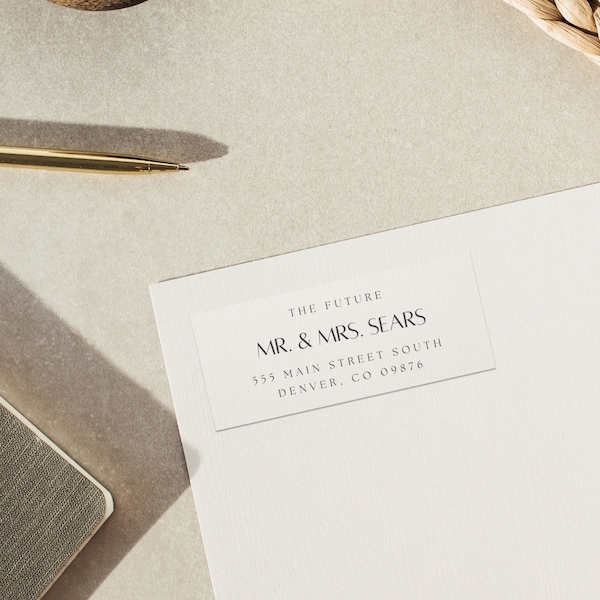 Cheap Return Address Labels Etsy