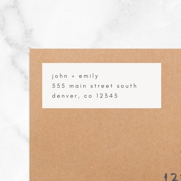 Cheap Return Address Labels Etsy