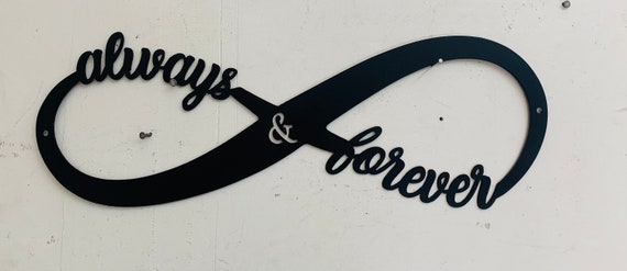 Always and Forever Infinity Sign | Etsy