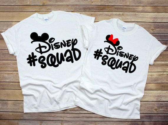 Disney Squad Shirts Group Disney Shirts Disney Group Shirts | Etsy