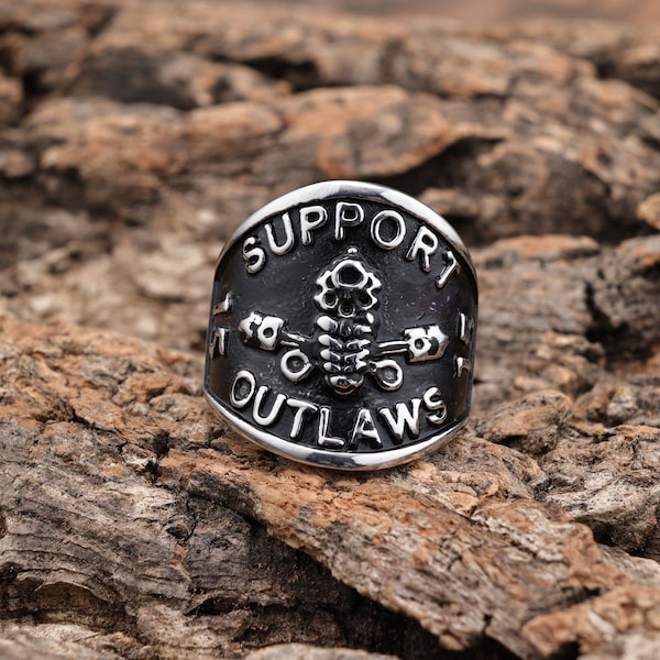 Support Outlaw Ring Size 11 Stainless steel