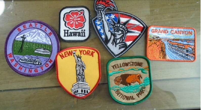 Parks etc 6 Pc Patch Set Closeout