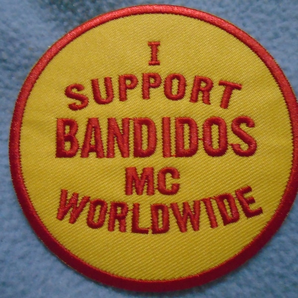 I Support Bandidos MC Worldwide Patch