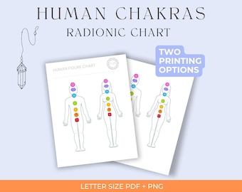 Chakra Alignment Radionic Graph for Radiesthesia and Radionic Work - Download now!