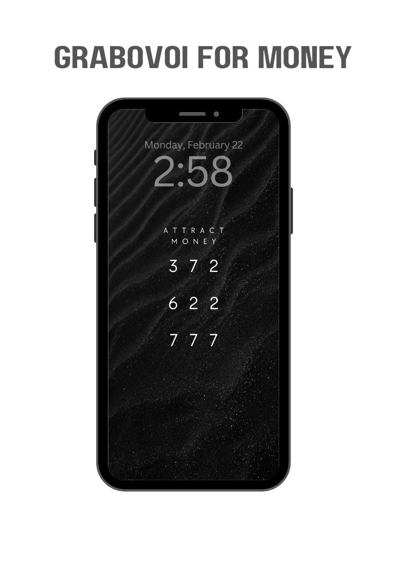 Grabovoi Codes for Money - Phone Wallpaper - Set of 8 Designs - Radionic Power - Money ...