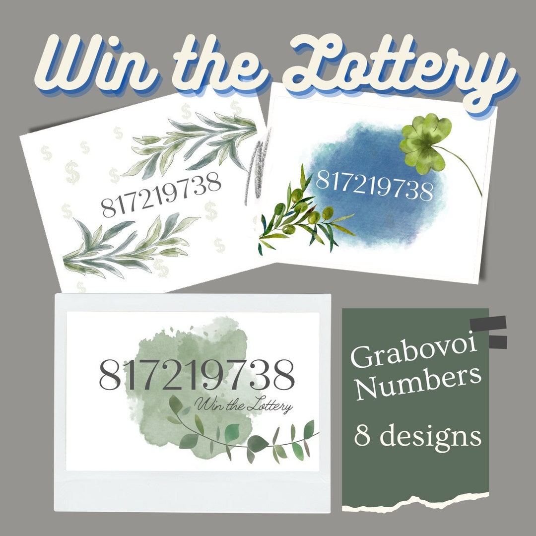 Winning the Lottery Grabovoi Codes Set of 8 Designs horizontal Radionic ...