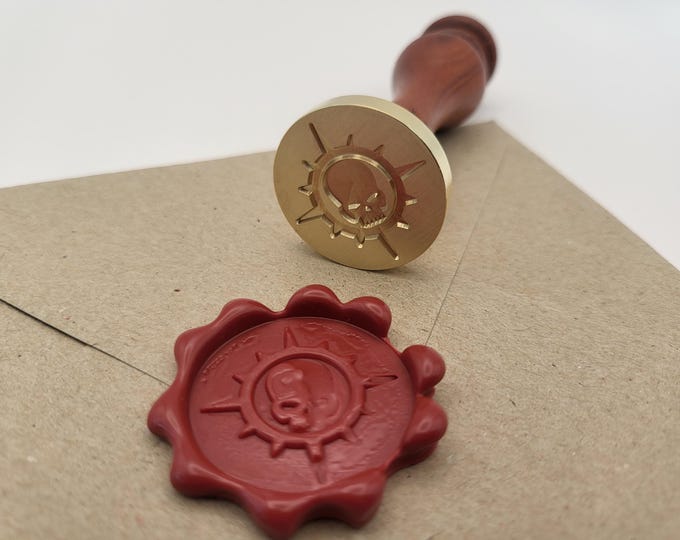 Warhammer 40k  - Brass Sealing Stamps – Nova Marines