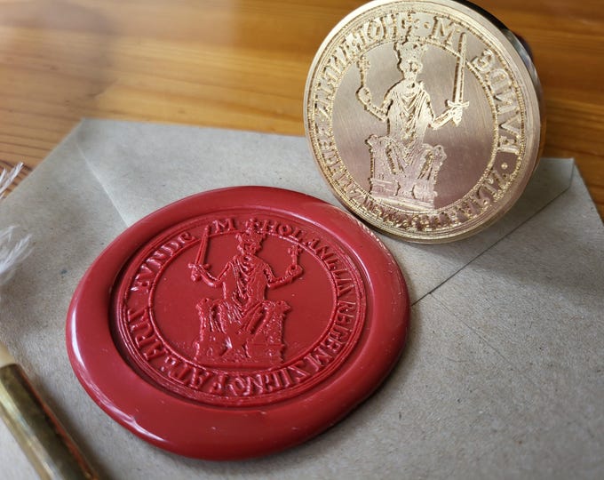 William "the Conqueror", Duke of Normandy - Historical Wax Seal – 11th Century
