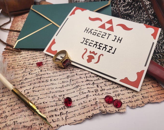 Zelda's Letter - Lifesize Replica from The Legend of Zelda: Ocarina of Time - N64 Version