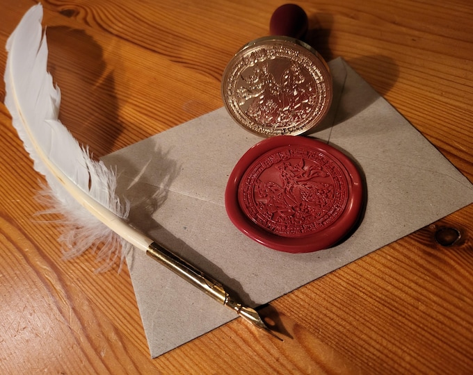 Mary of Burgundy,  Duchess of Burgundy and member of House of Valois-Burgundy - Historical Wax Seal – 15th Century