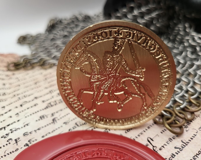 King John "Lackland" - Historical Wax Seal – 12th Century