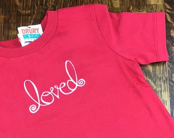 Valentines Tee Shirt, Toddle Valentine Outfits, Organic Valentines, Toddler Valentines Day, Valentine Tee Shirts, Red Tees, Hand Lettered