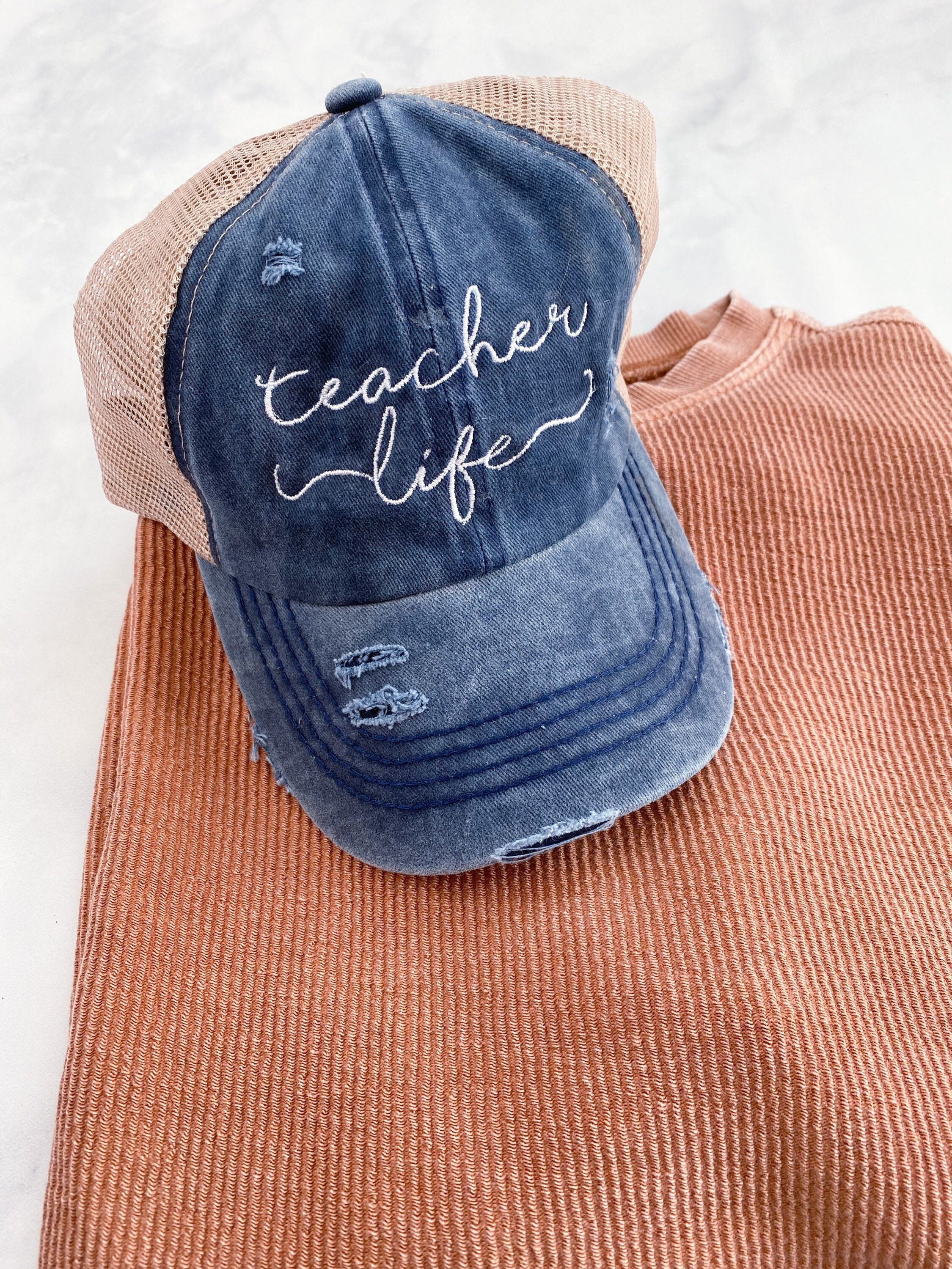 Teacher Life Criss Cross Cap 