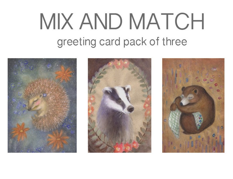 MIX & MATCH any 3 Greeting Cards image 1