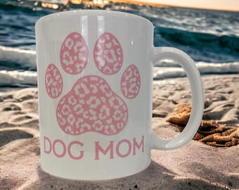 Dog Mom ceramic mug