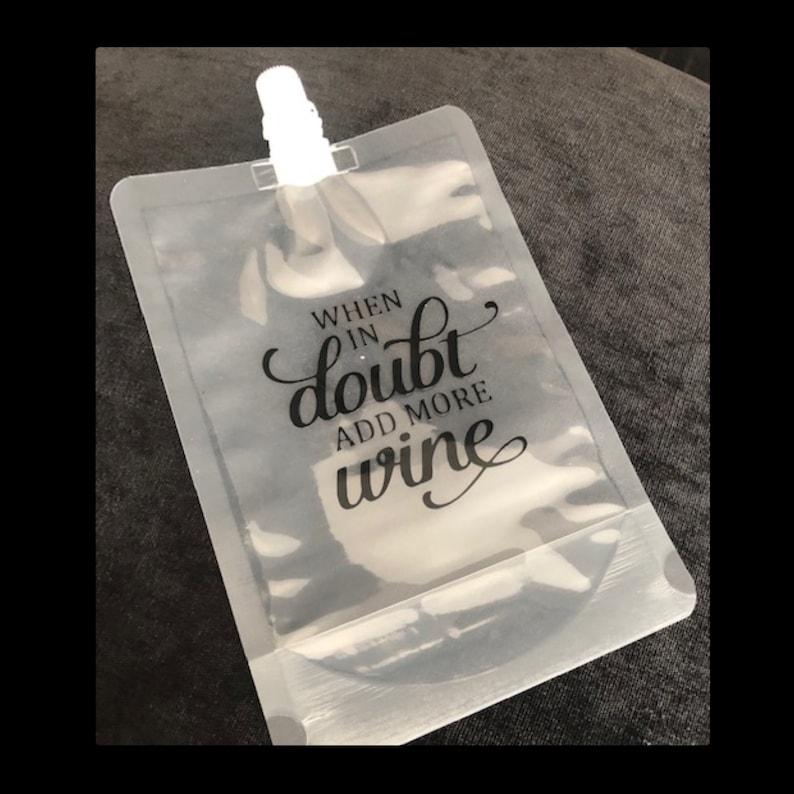 Drinks Pouch Personalised Hen Party Festival School Lunch Etsy
