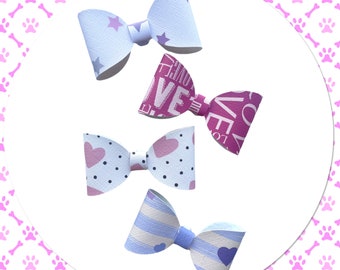 Dog collar Bow - Dog Bow for Collar - Collar accessories - Bow tie