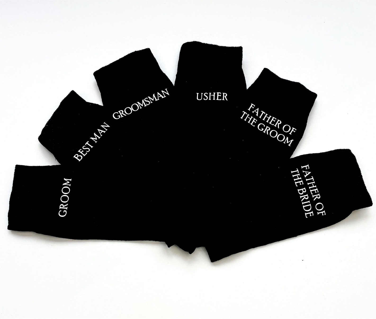 Mens Black Wedding Party Dress Socks Groom Groomsman Etsy UK