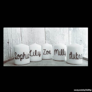 Personalised Votive Candles - Wedding favours - Baptism - Christening - Party Favors - Hen night - Baby shower - Teacher gifts