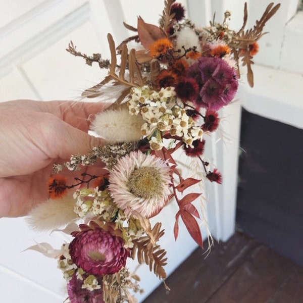 Dried Everlasting Flower Crown