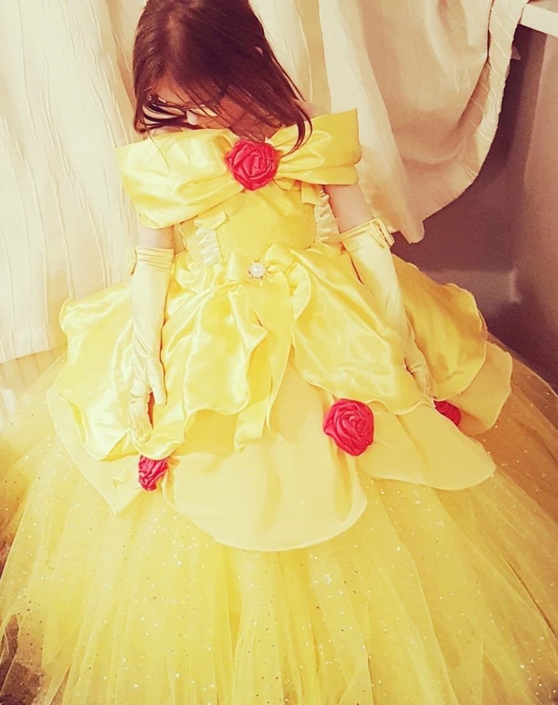 Beauty Belle Fairytale Luxury Glitter Tutu Dress Satin Chiffon | Etsy