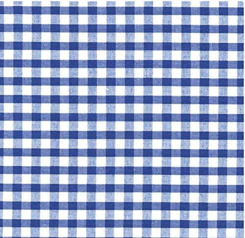 Gingham 1/4” Inch Checkered Poly Cotton Fabric by the Yard, 58”/60 ...