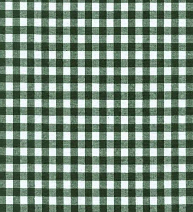 Gingham 1/4 Inch Checkered Poly Cotton Fabric by the Yard, 58/60, All ...