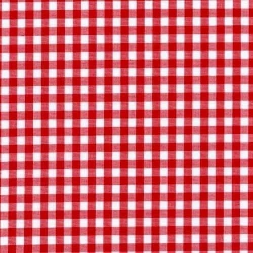 Gingham 1/4 Inch Checkered Poly Cotton Fabric by the Yard, 58/60, All ...