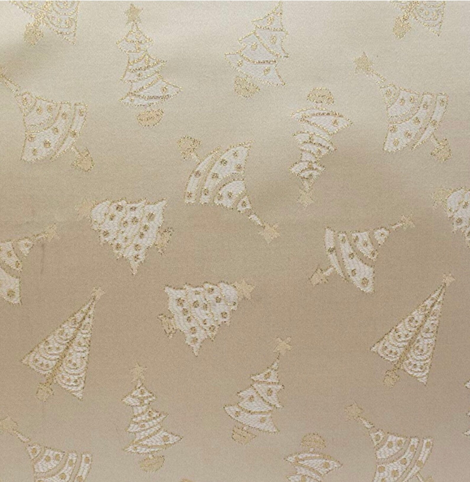 Glittery Christmas Themed Heavy Brocade Fabric by the Yard | Etsy