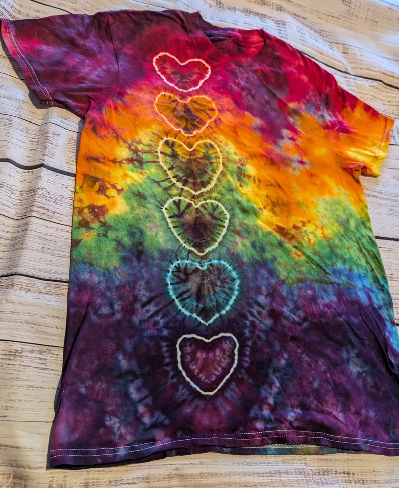 Stand Up For Each Other Rainbow Heart Tie Dye Pride Women's Crop Top main image 1