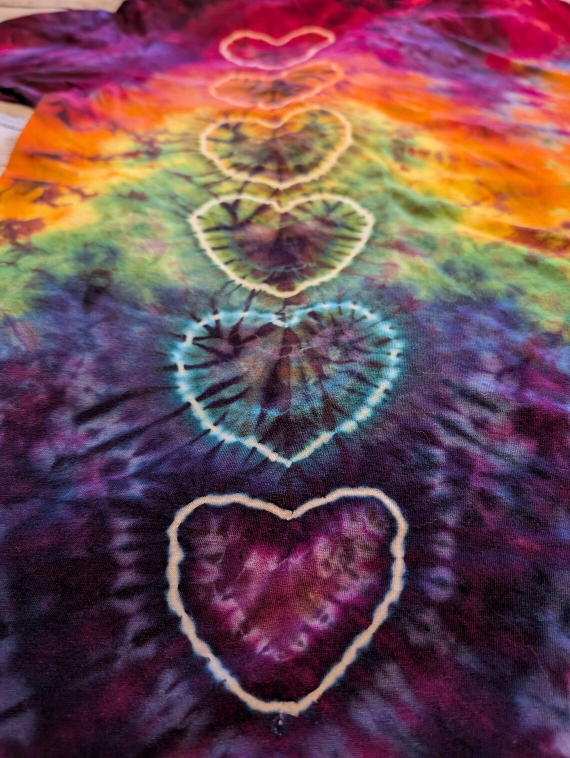 Stand Up For Each Other Rainbow Heart Tie Dye Pride Women's Crop Top