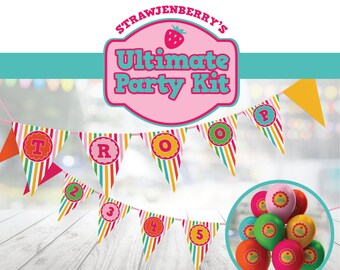 Kit para fiesta de Girl Scouts: pancarta personalizable, suministros para fiestas, recuerdos, imprimibles, ceremonias de investidura, rededicación y corte de premios.