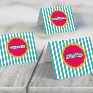 Tarjetas de lugar de mesa Ceremonia de fiesta de tropas imprimible personalizada Girl Scouts inspirado PDF personalizado