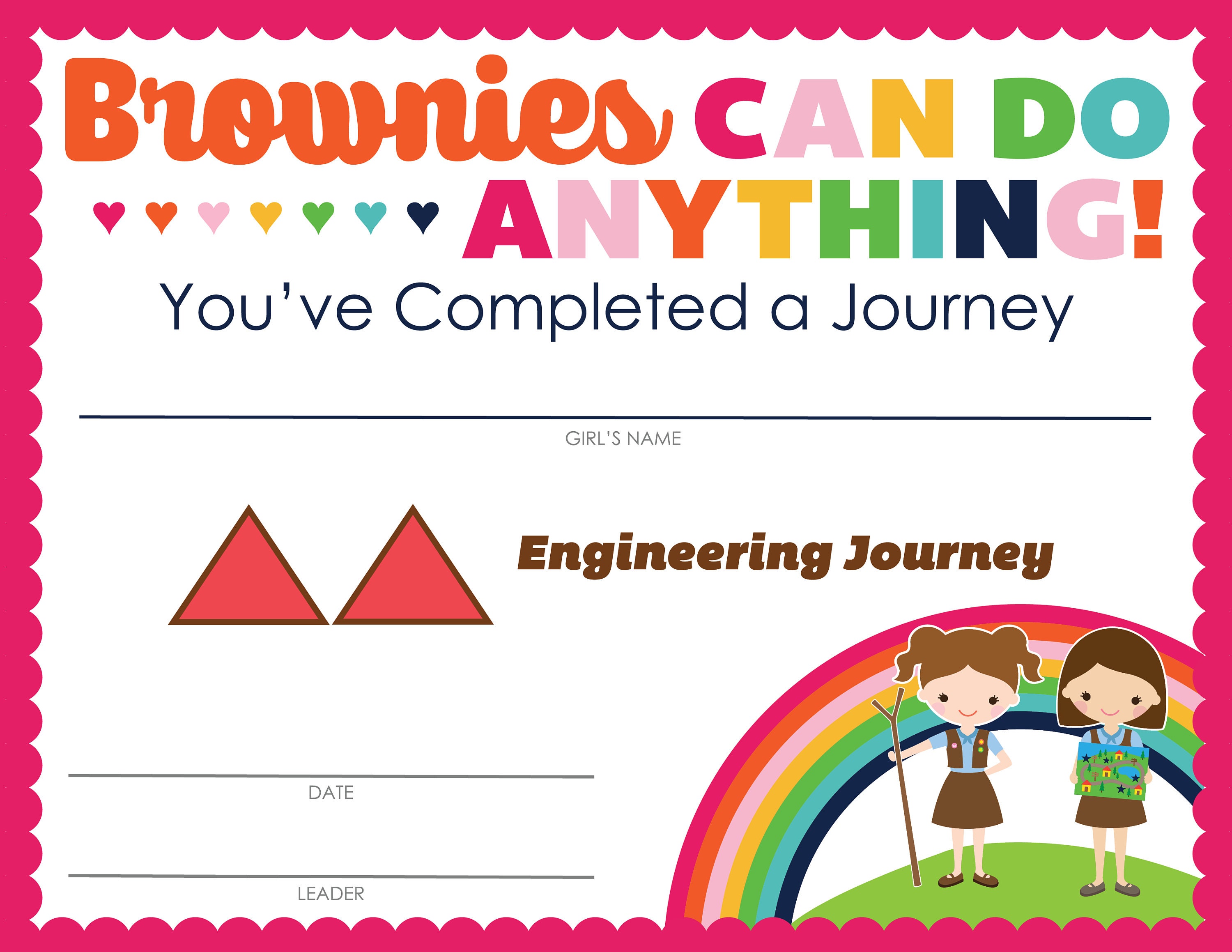 Complete Set of Scouting Brownie Badge and Journey Etsy
