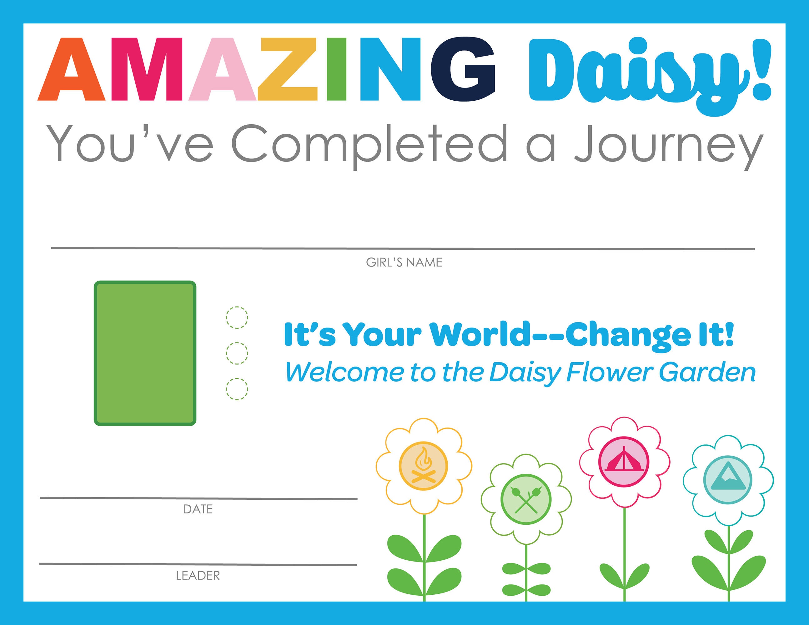 Complete Set of Scouting Daisy Badge Journey & Pin Completion Etsy
