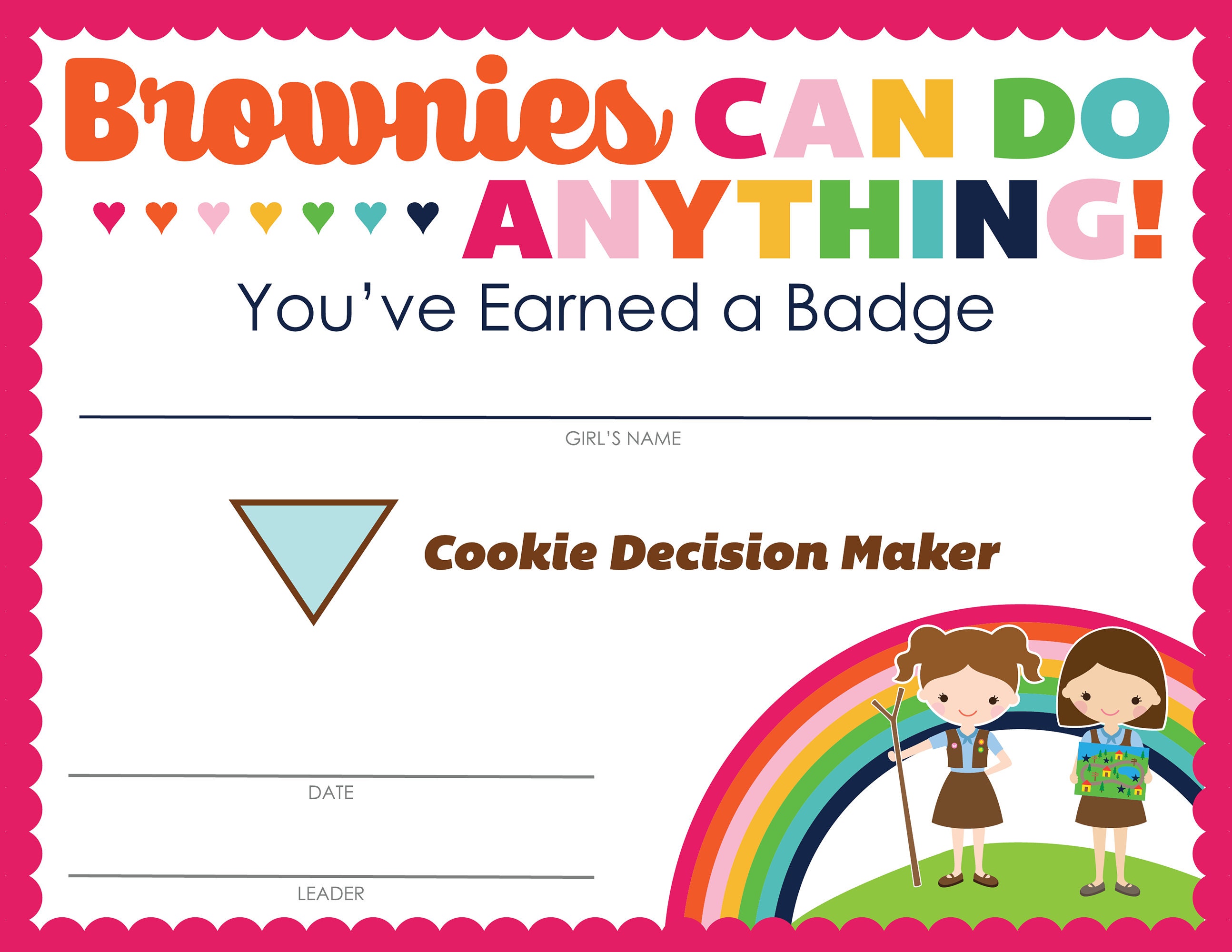 Complete Set of Scouting Brownie Badge and Journey Etsy