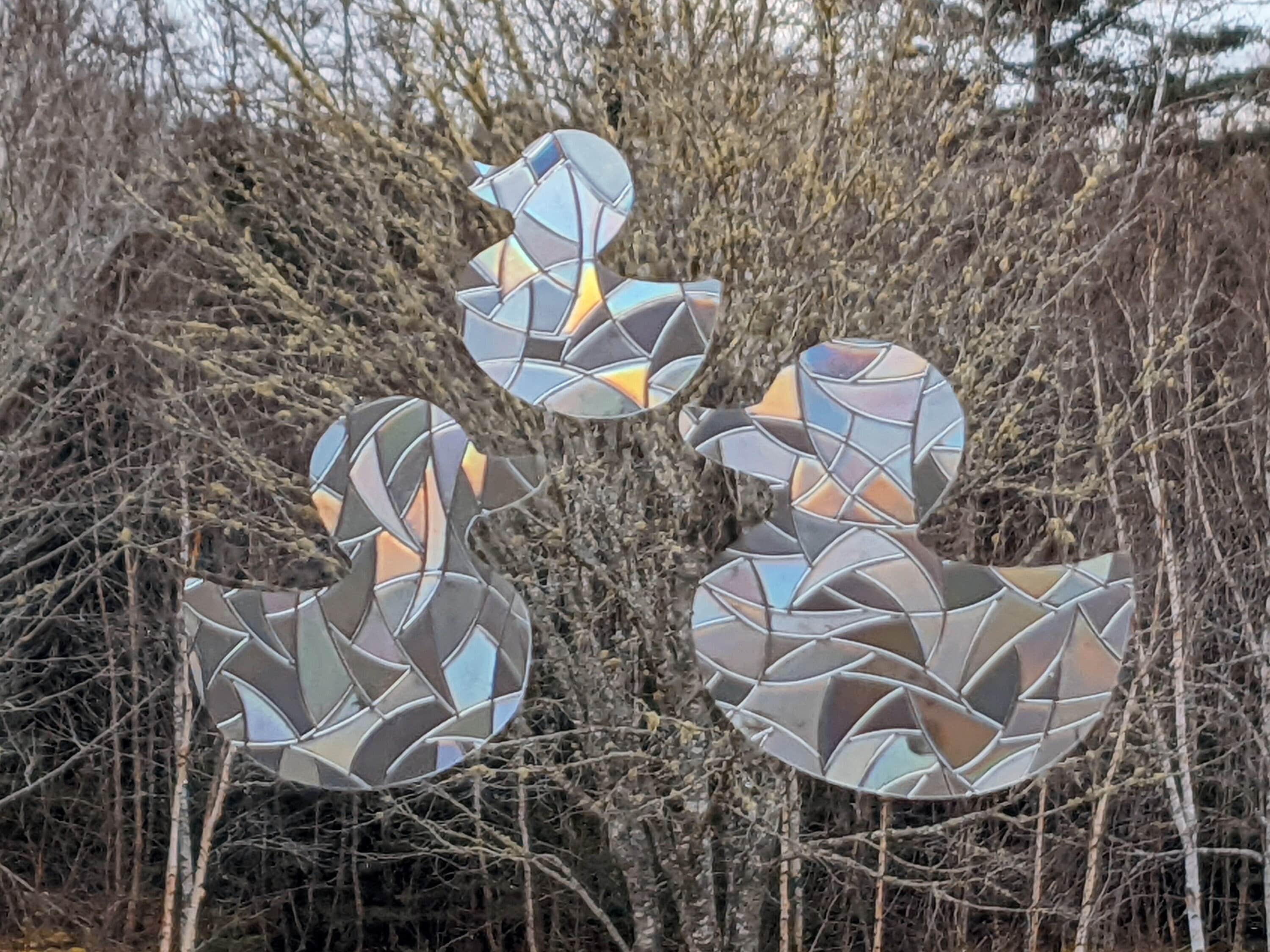 Duck Window Cling Sun Catcher Decals - Rainbow Maker Sets - Reusable ...