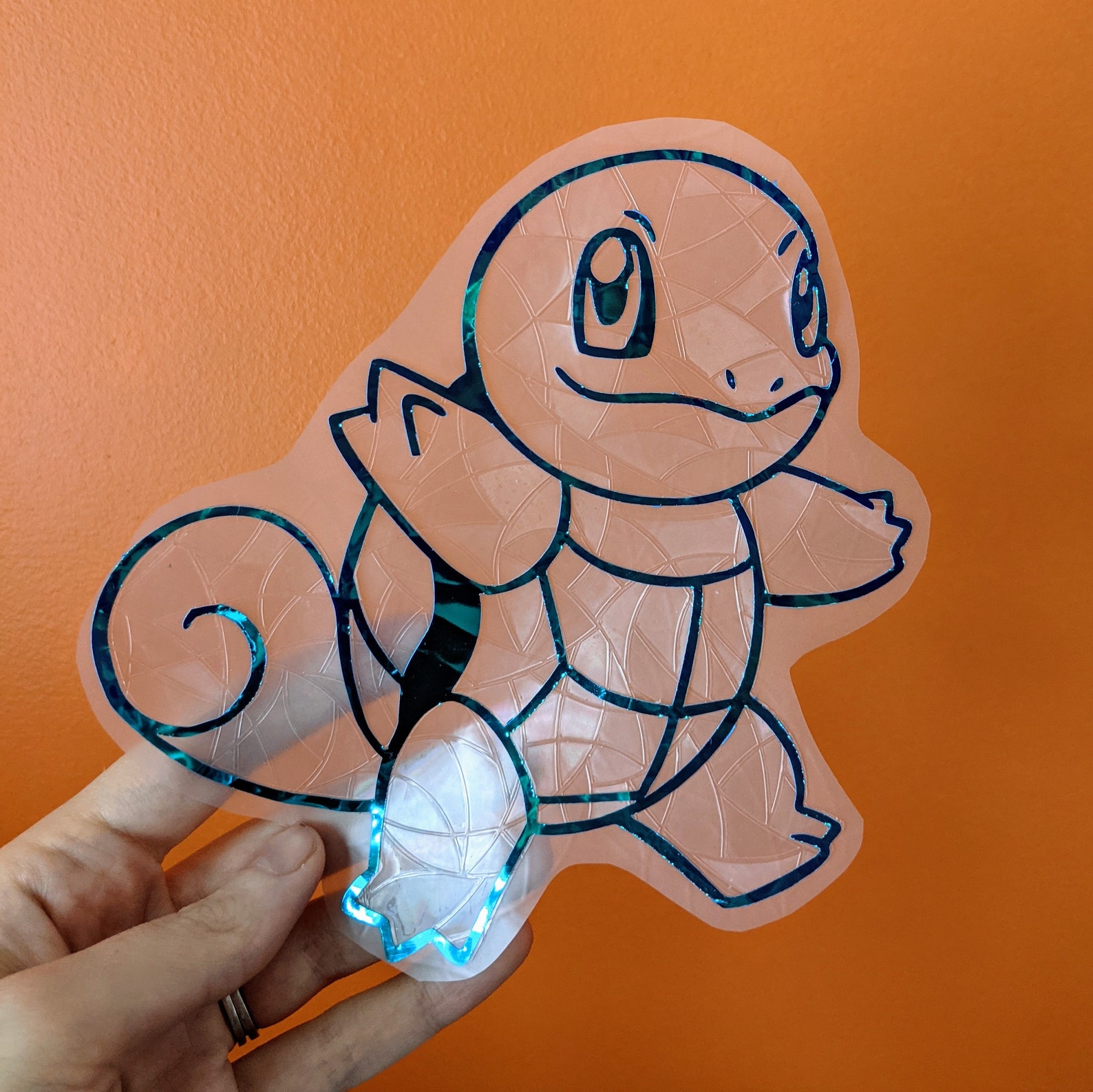 Pokemon Suncatchers Rainbow Casting Window Clings Starter Etsy