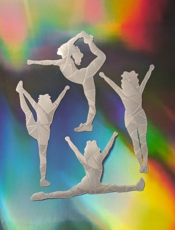 Cheerleading Window Cling Suncatchers - Reusable Cheer Rainbow Maker ...