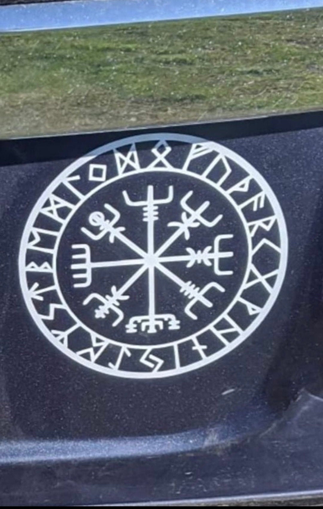Viking Compass Decal Nordic Compass Sticker Vegvisir Viking Decal