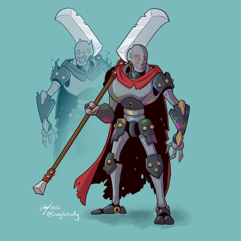 D&D Character Art Commission and DnD custom character sheet image 10