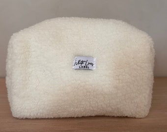 Boucle makeup bag