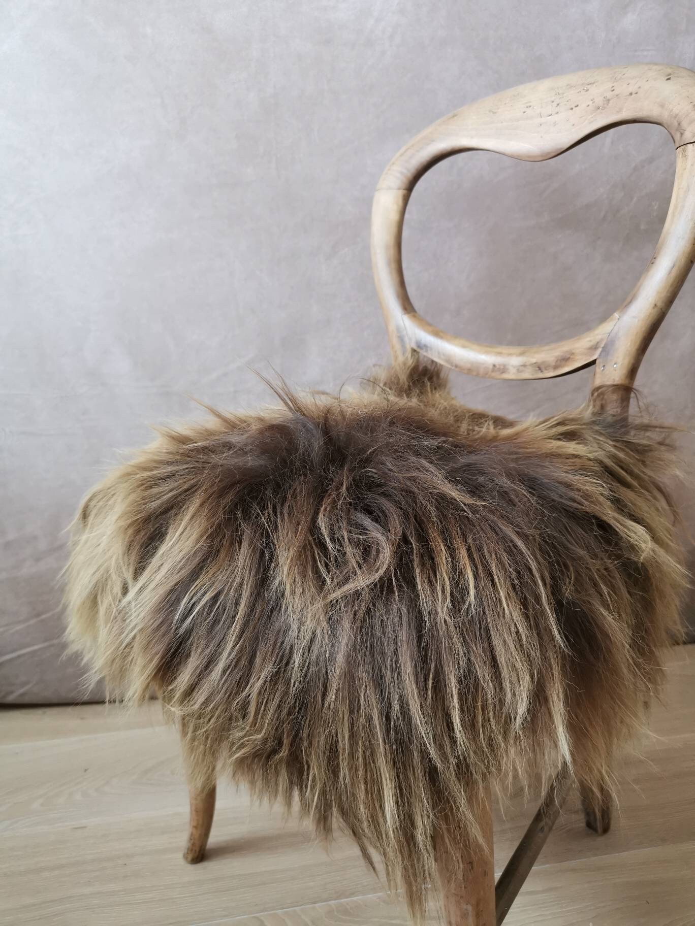 Mongolian fur seat pad sale