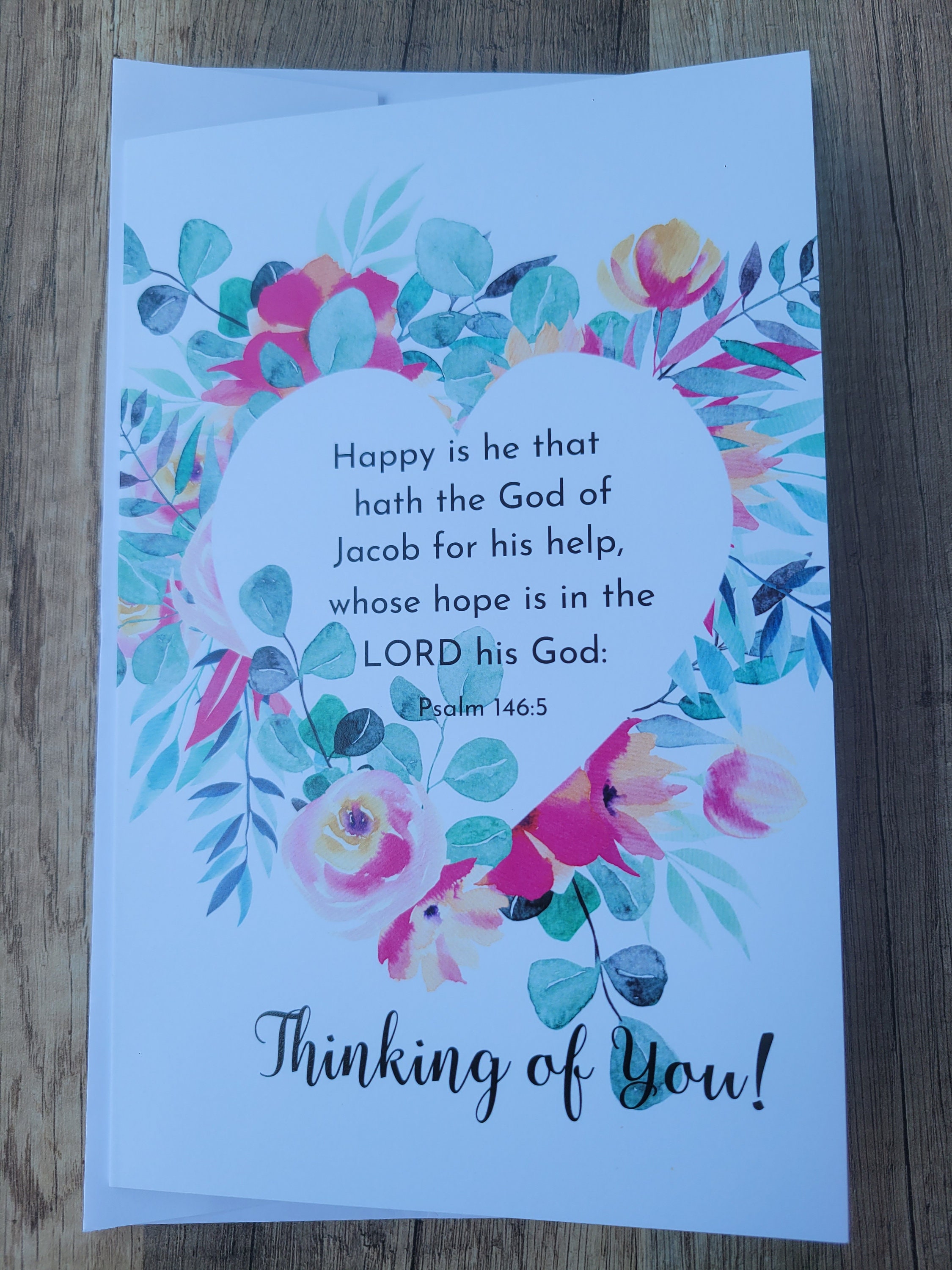 Christian Thinking of You Card Christian Encouragement Card  Etsy