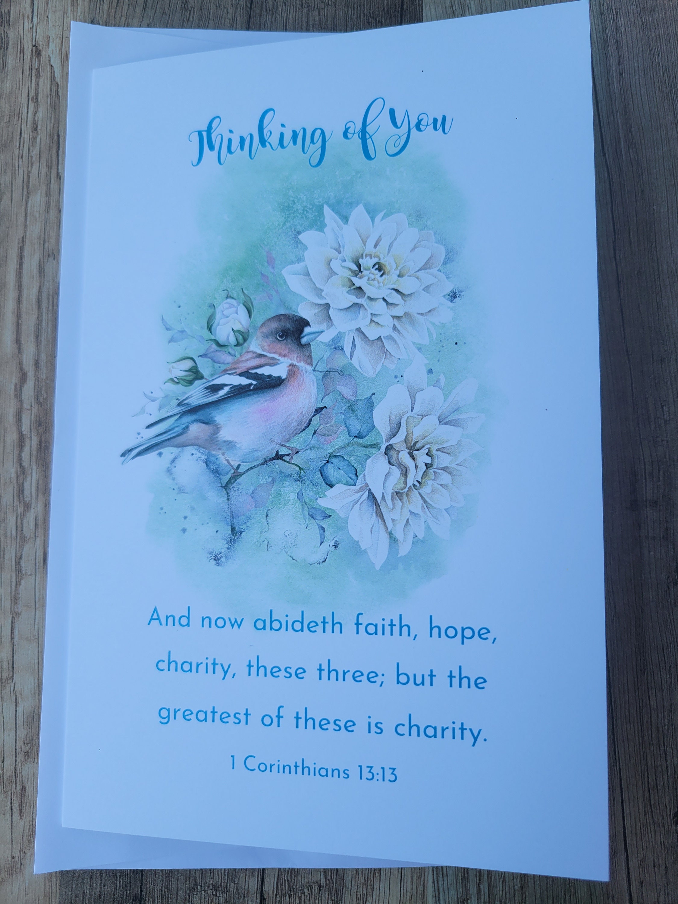 Christian Thinking of You Card Christian Encouragement Card  Etsy