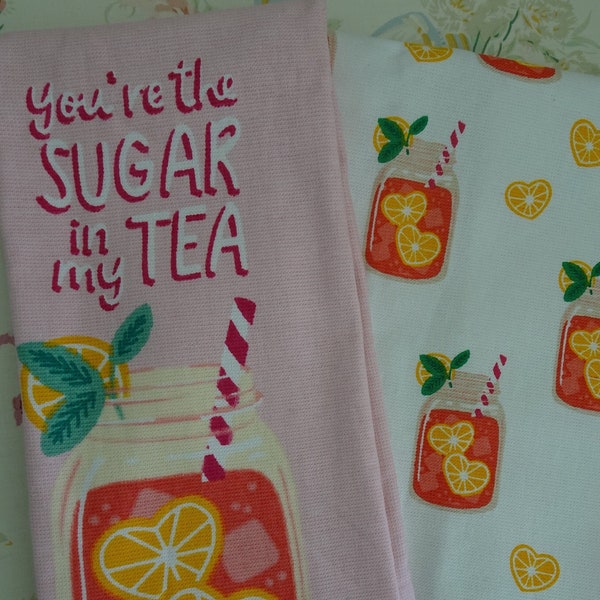 Baby OR Toddler Long Towel Bib ! Sweet Tea TWINS- soft