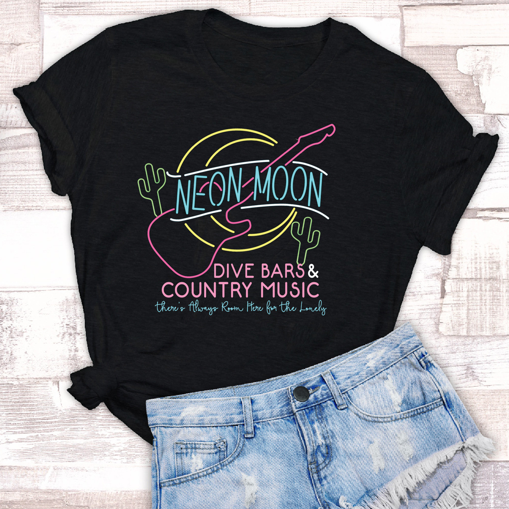 Neon moon shirt Clearance