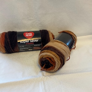 Yarn, Red Heart Super Saver Stripes