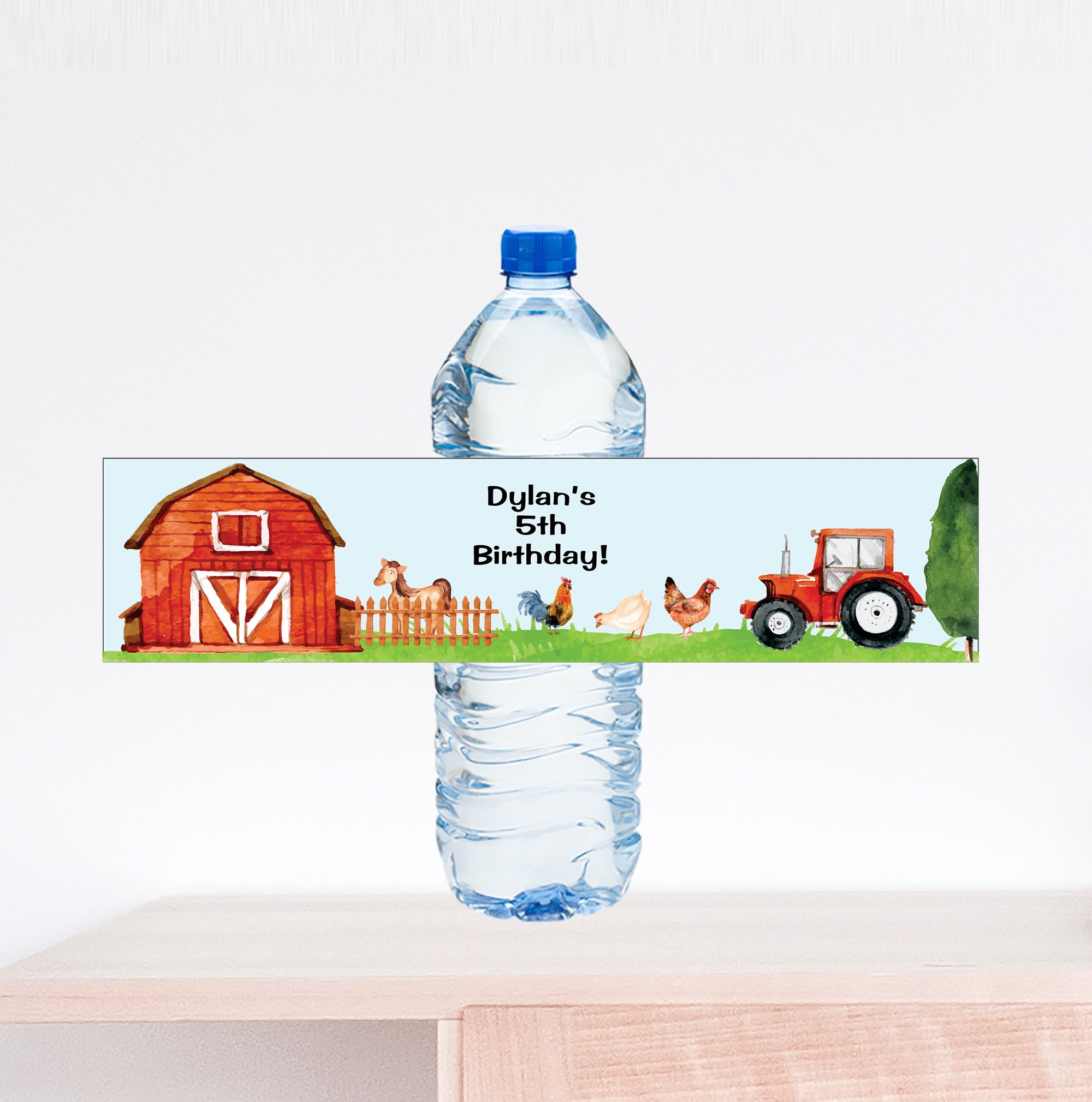 Farm Animals Water Bottle Labels – Barnyard Party Drink Stickers – Set of  12 - Adore By Nat